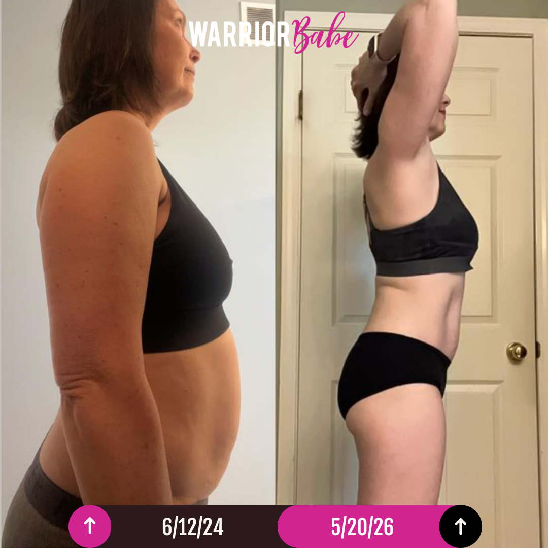 WarriorBabe member before and after
