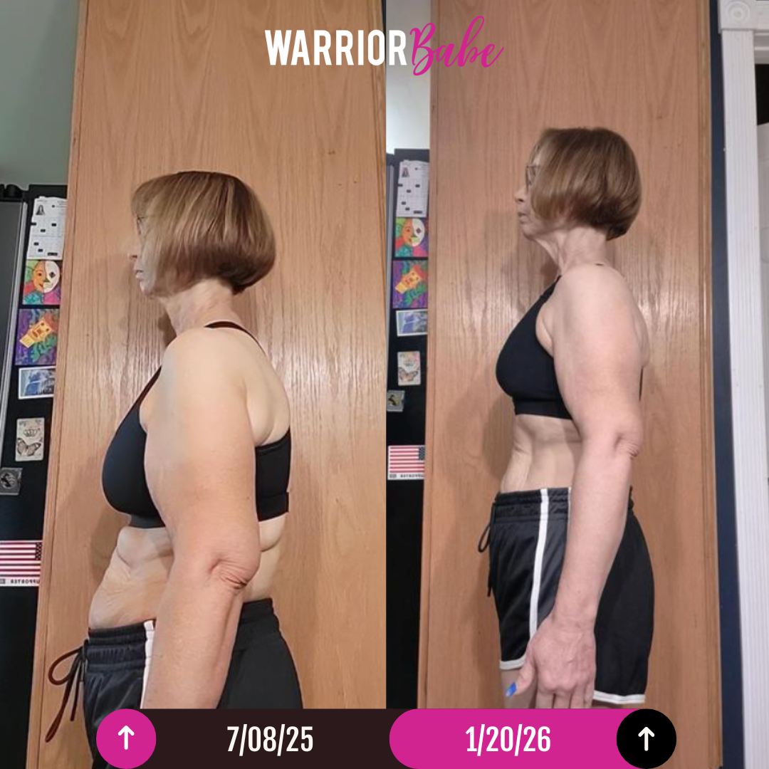 WarriorBabe member before and after