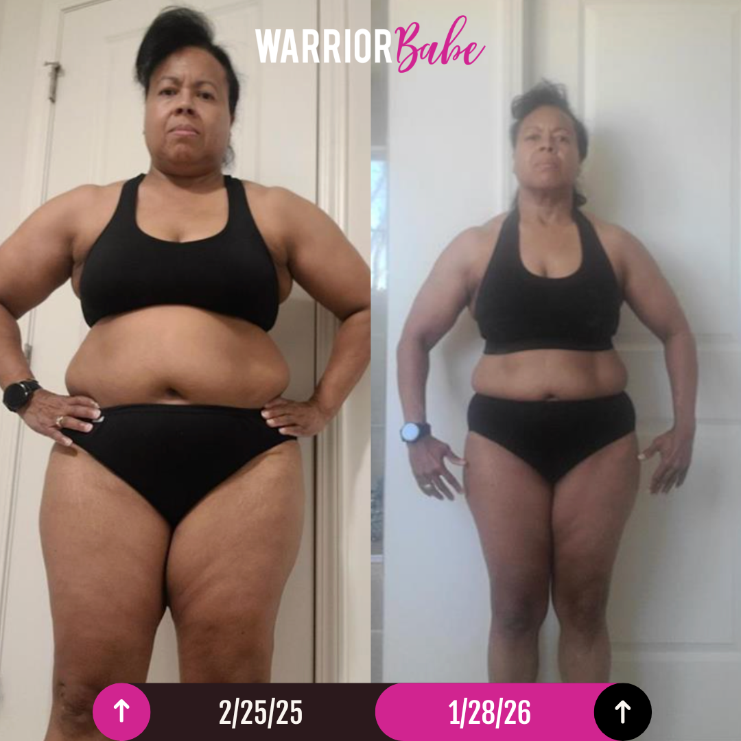 WarriorBabe member before and after