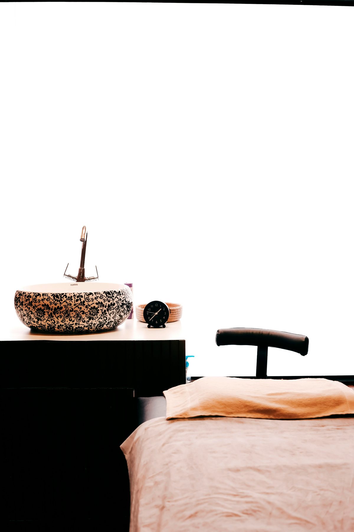 Calm, private treatment room