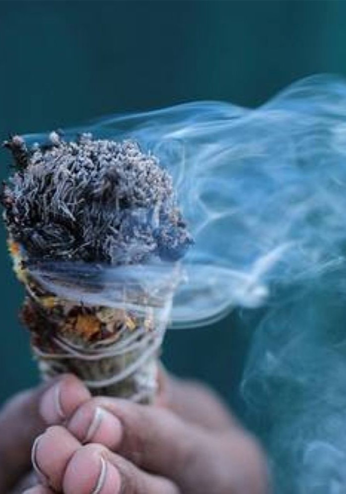 space clearing ritual home energy cleansing