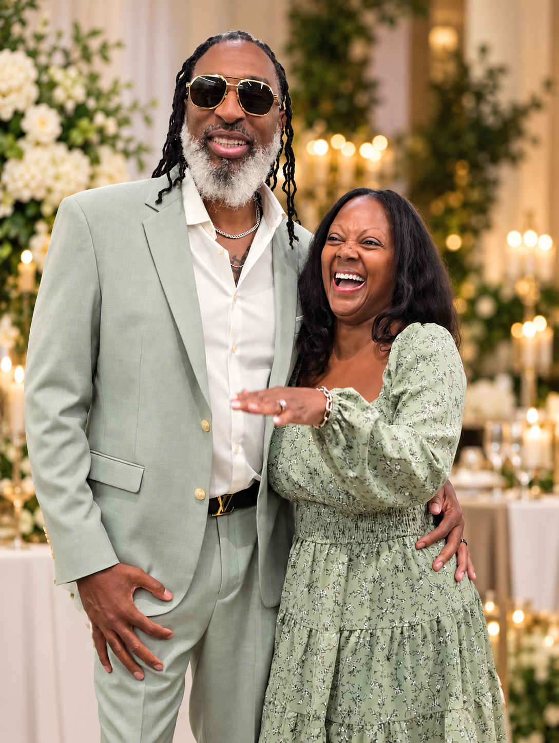 Anthony L. Wilson and his wife