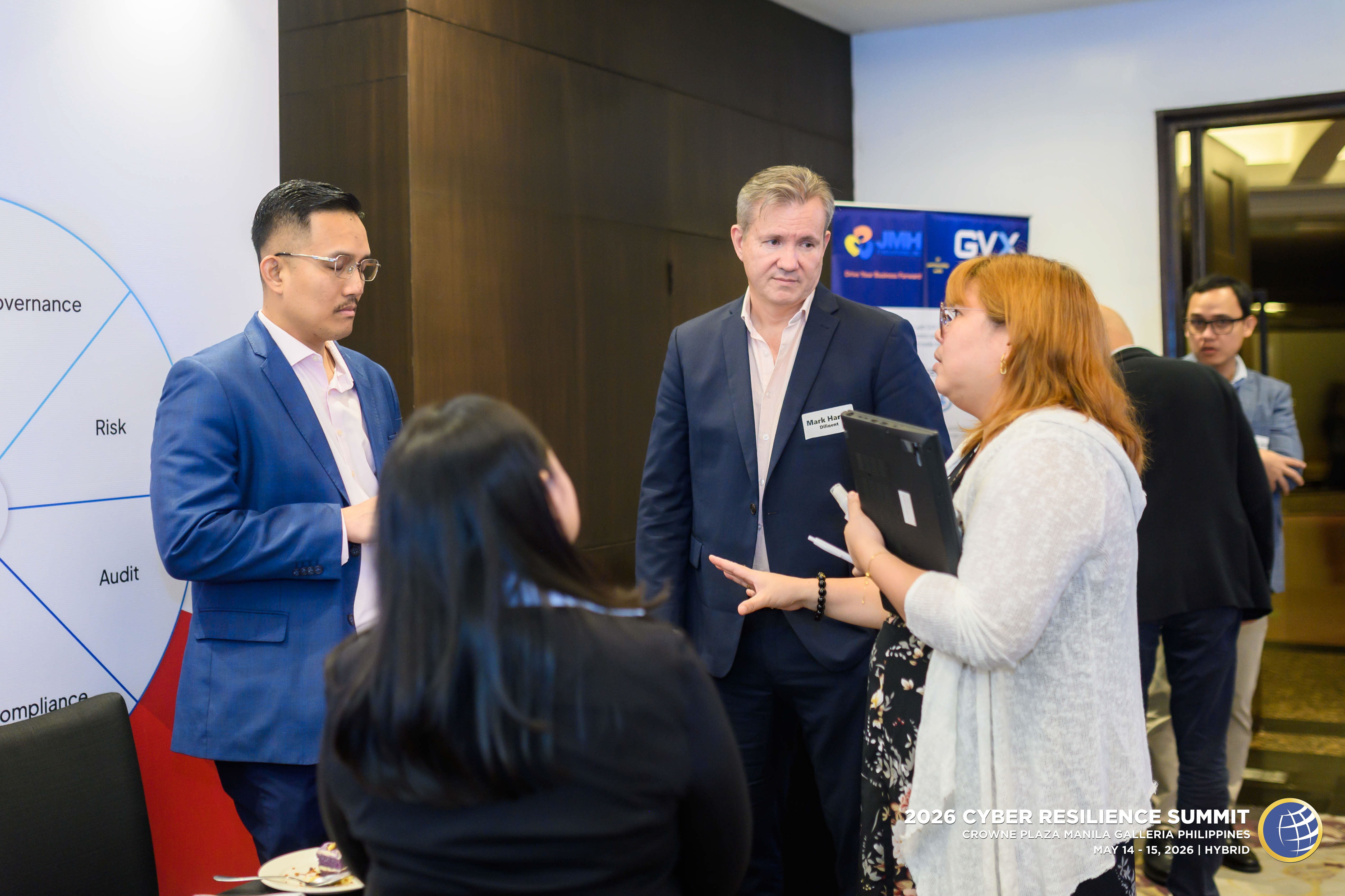 Leaders networking at a past summit