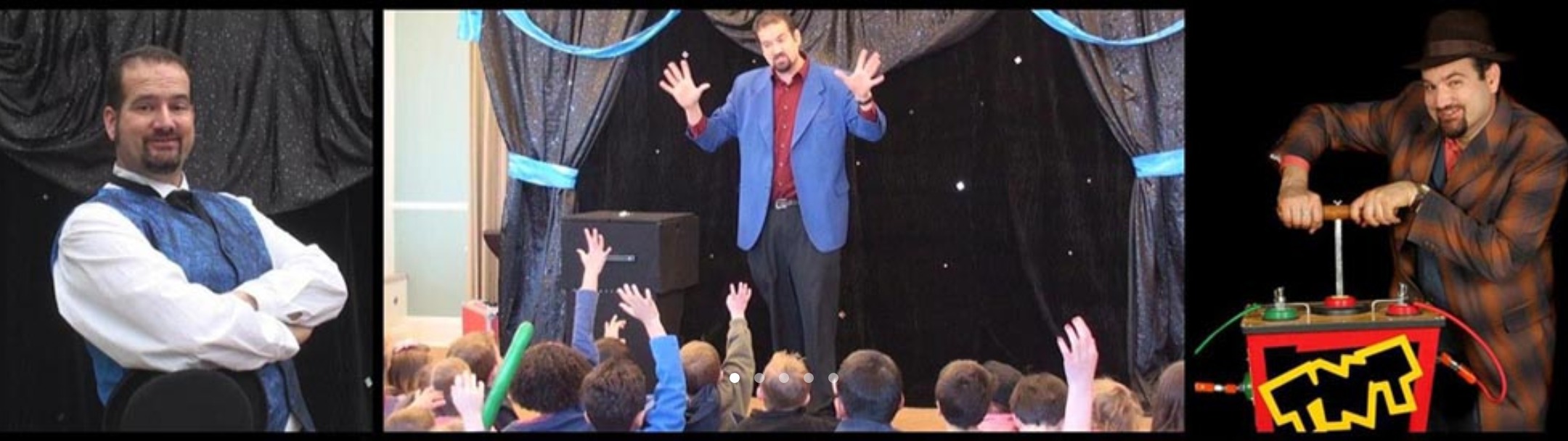 Keir performing for a live audience