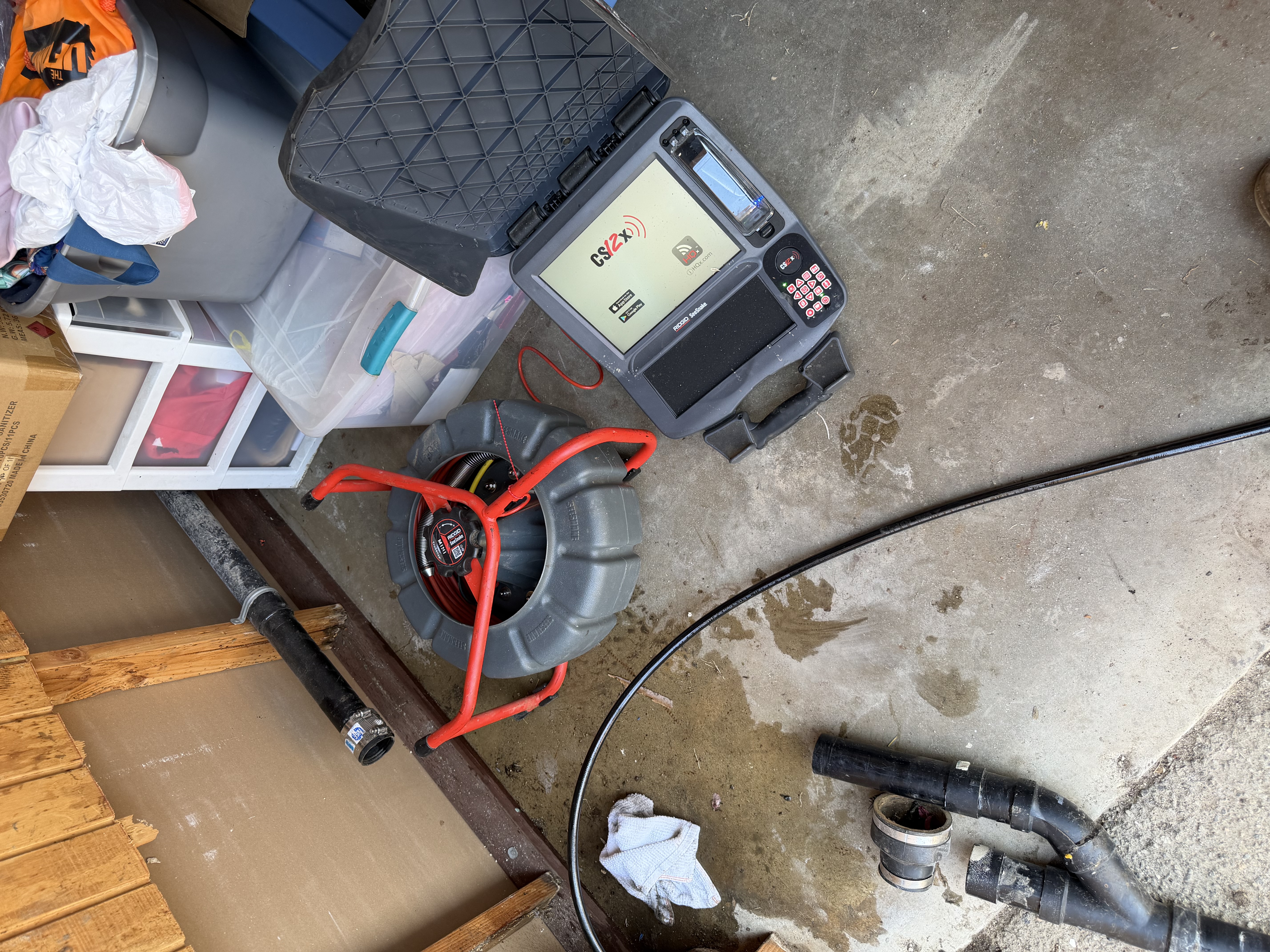 Drain inspection camera system for sewer lines