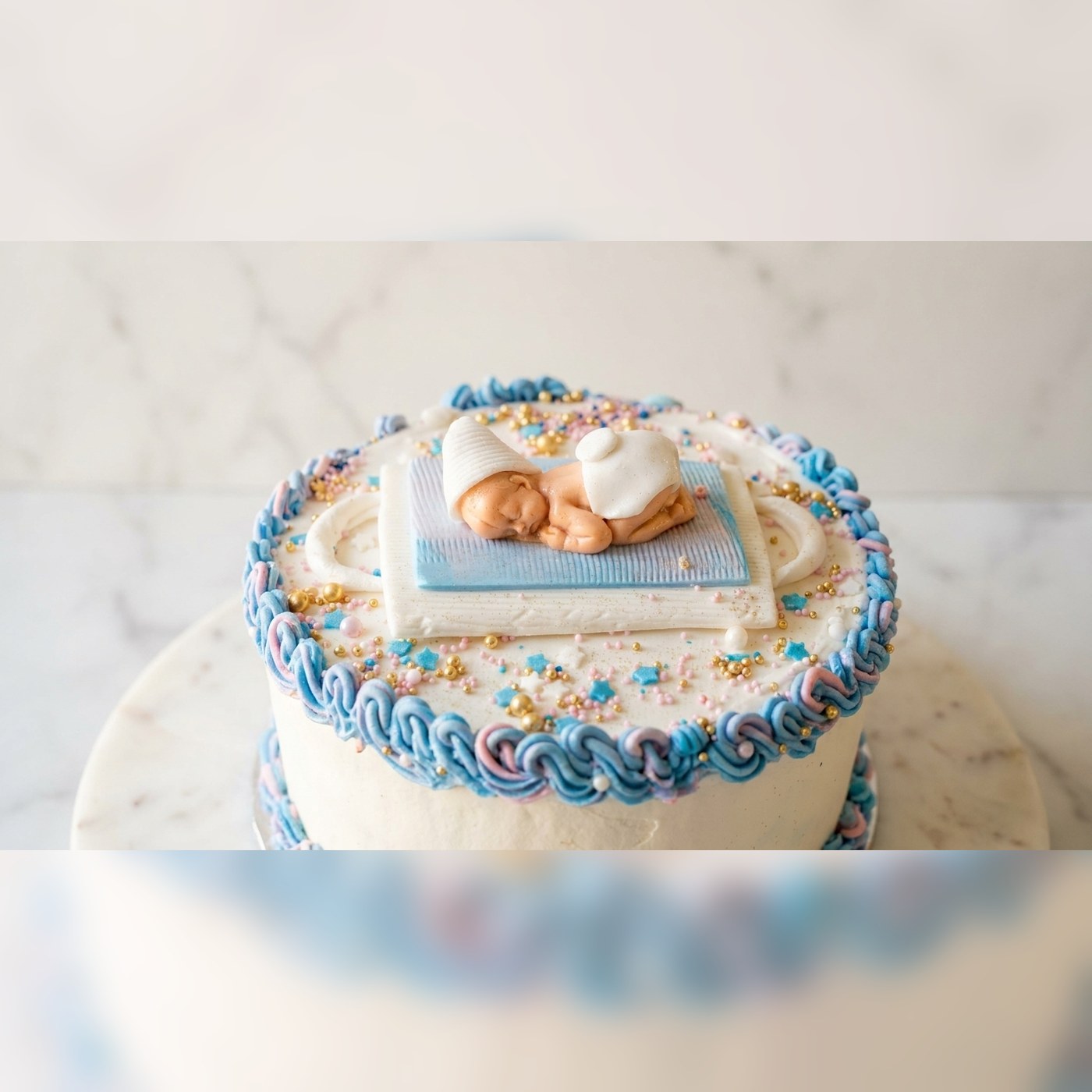 Gender Reveal Cake