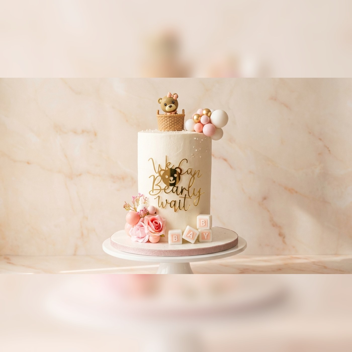 Oh Baby Shower Cake