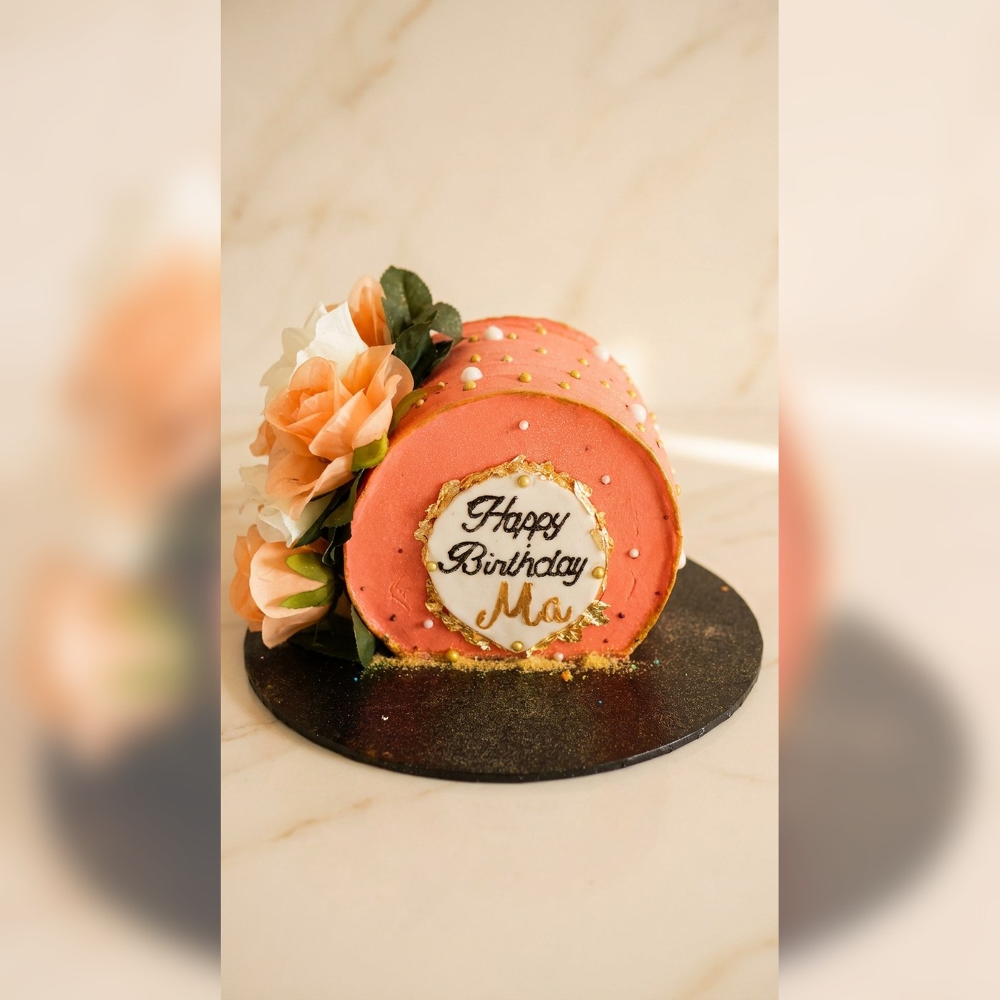 Chocolate Elegant Birthday Cake