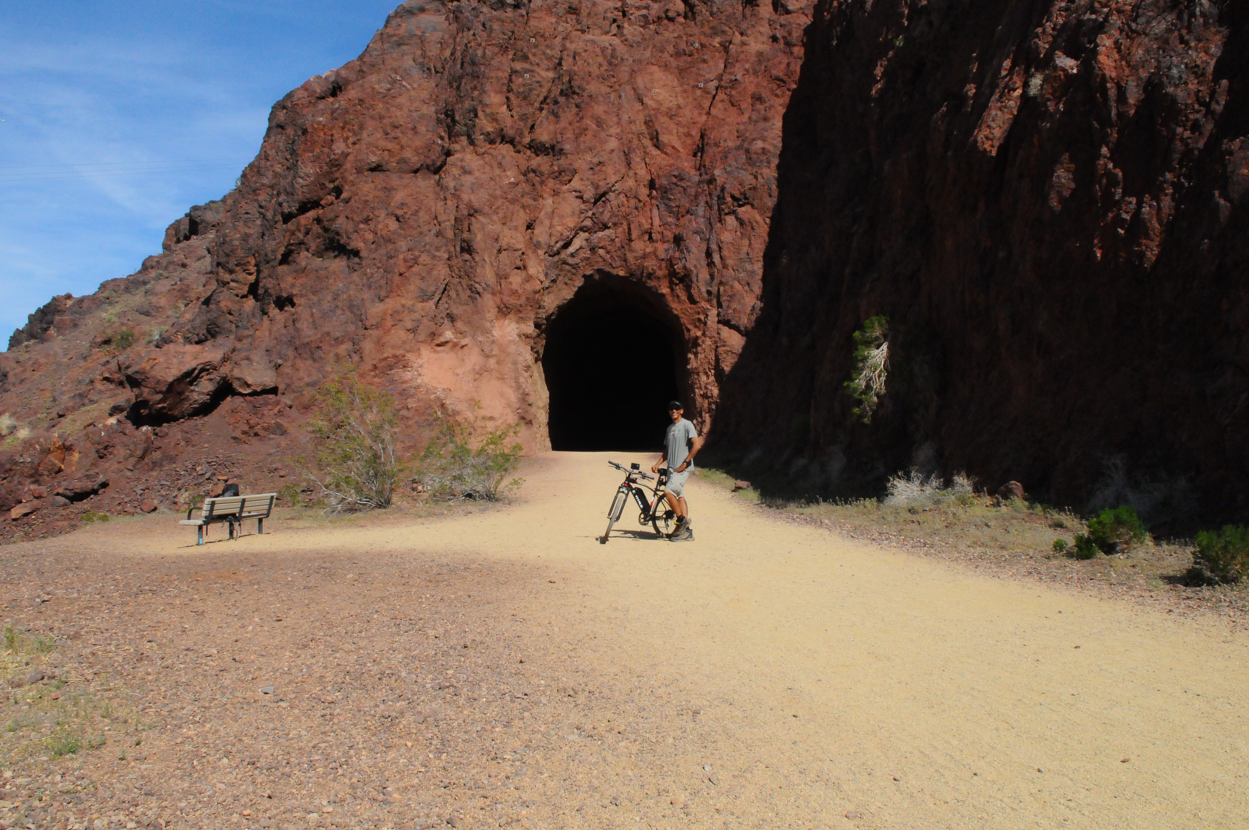 Steve in Front of Tunnel