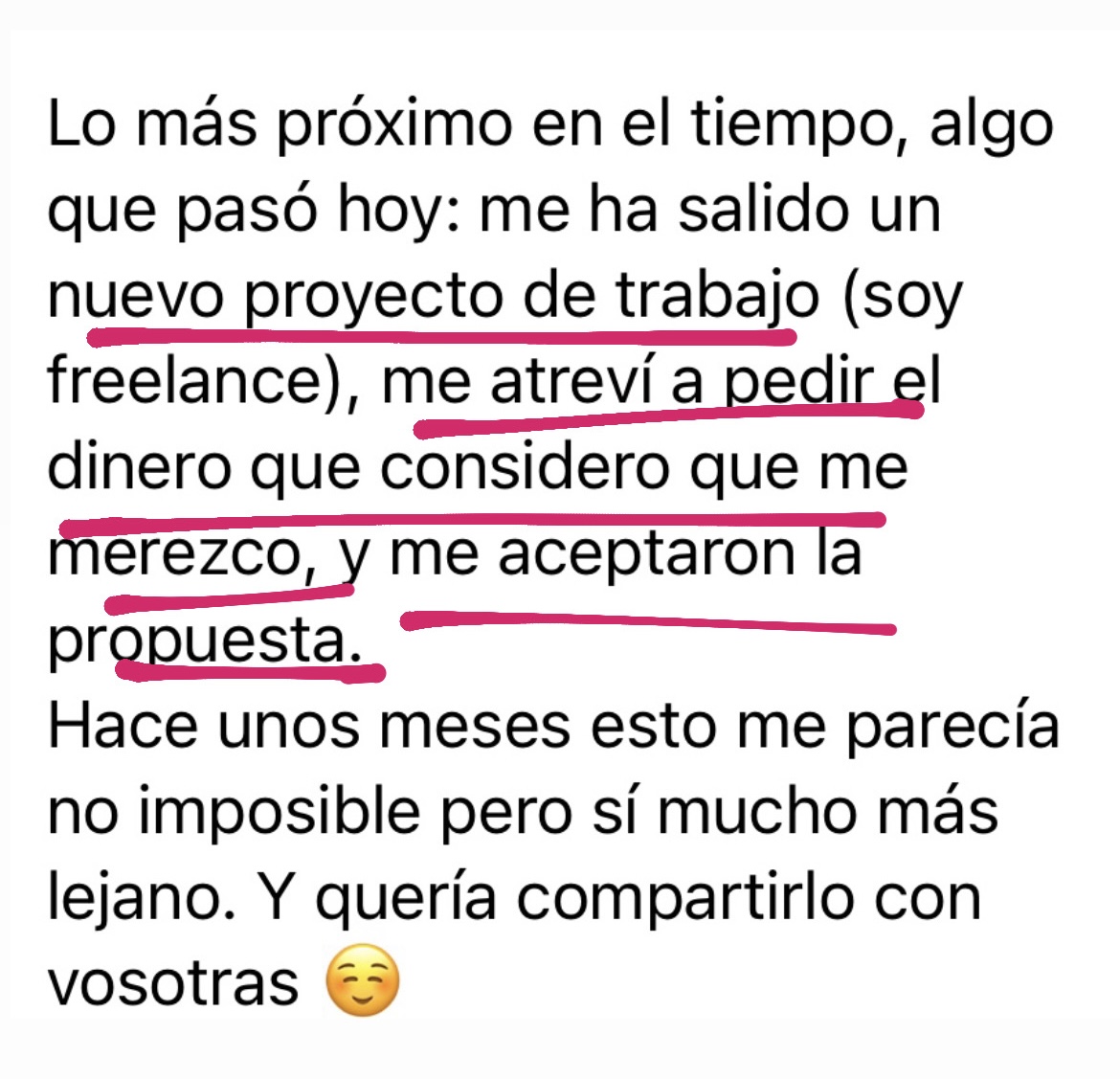 Testimonio de una clienta del Método PARELLA