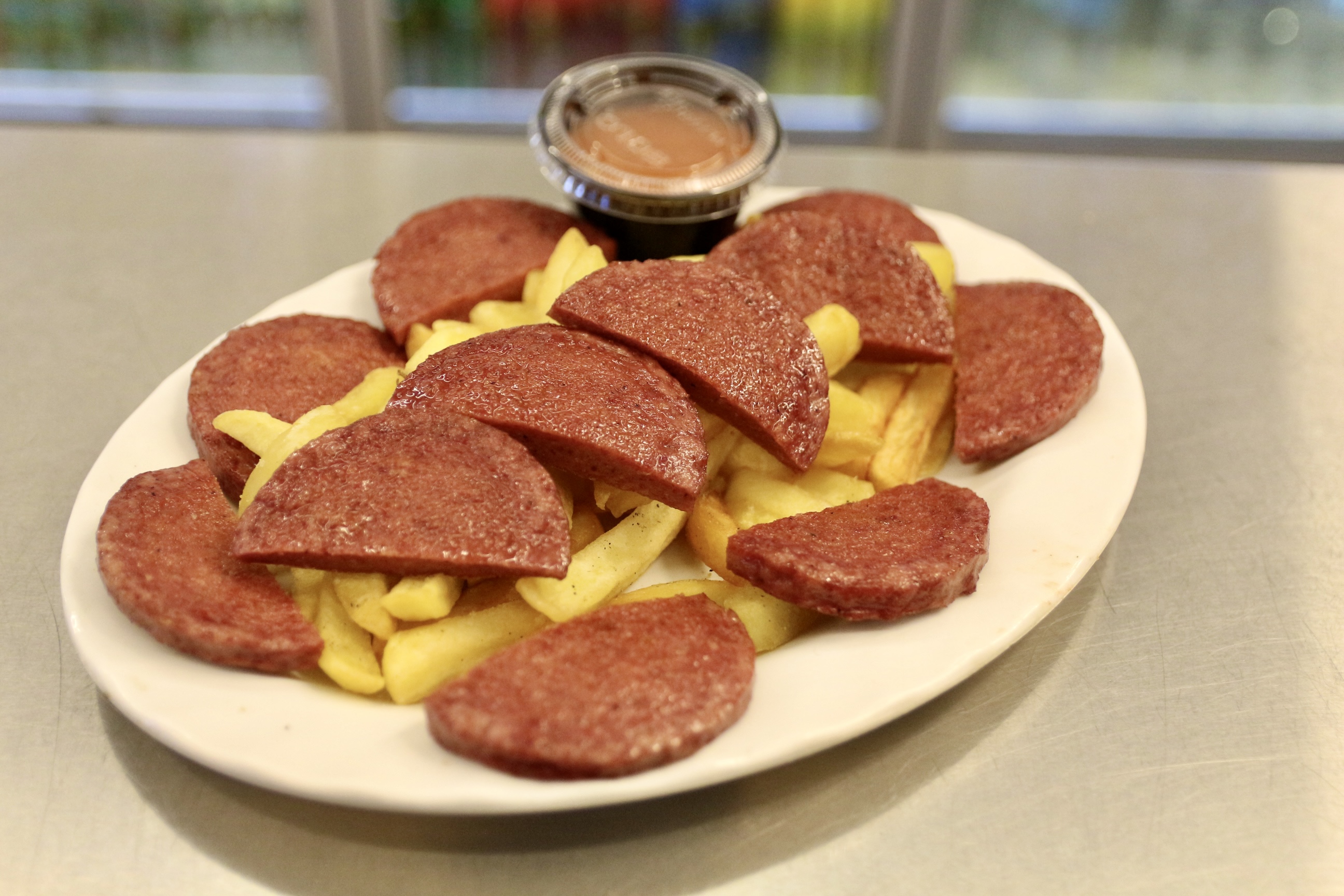 Papas con Salami