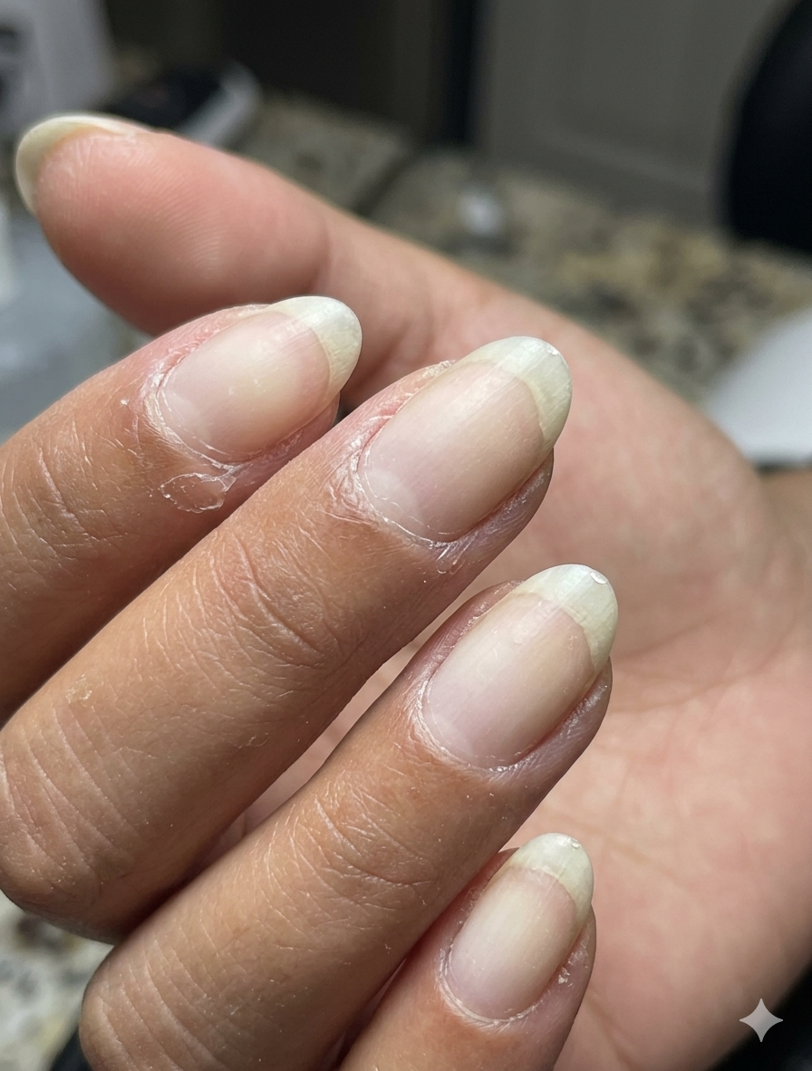 Manicura Premium Antes
