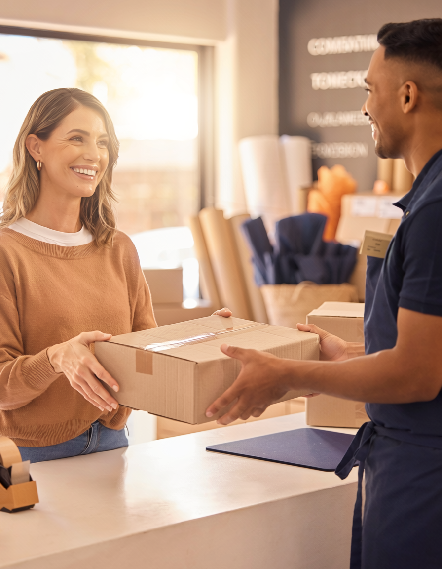 Professional package sealing at Horizon Pack and Ship