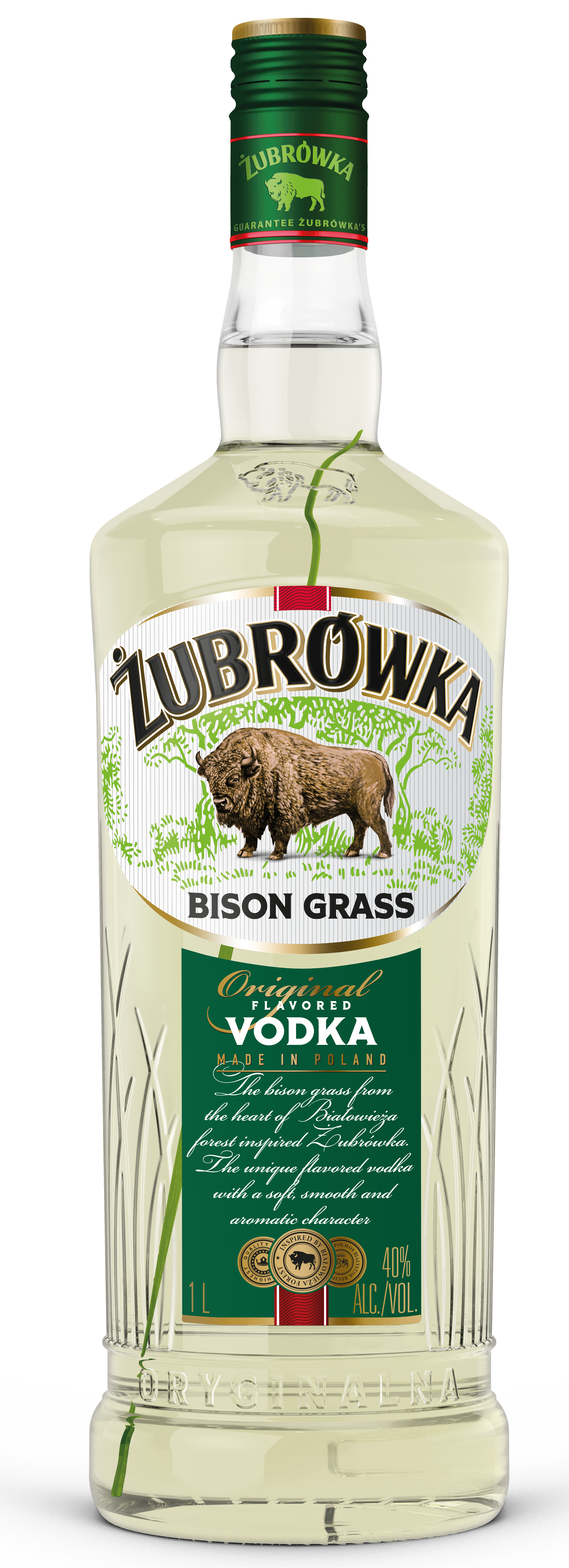 Żubrówka Bison Grass bottle