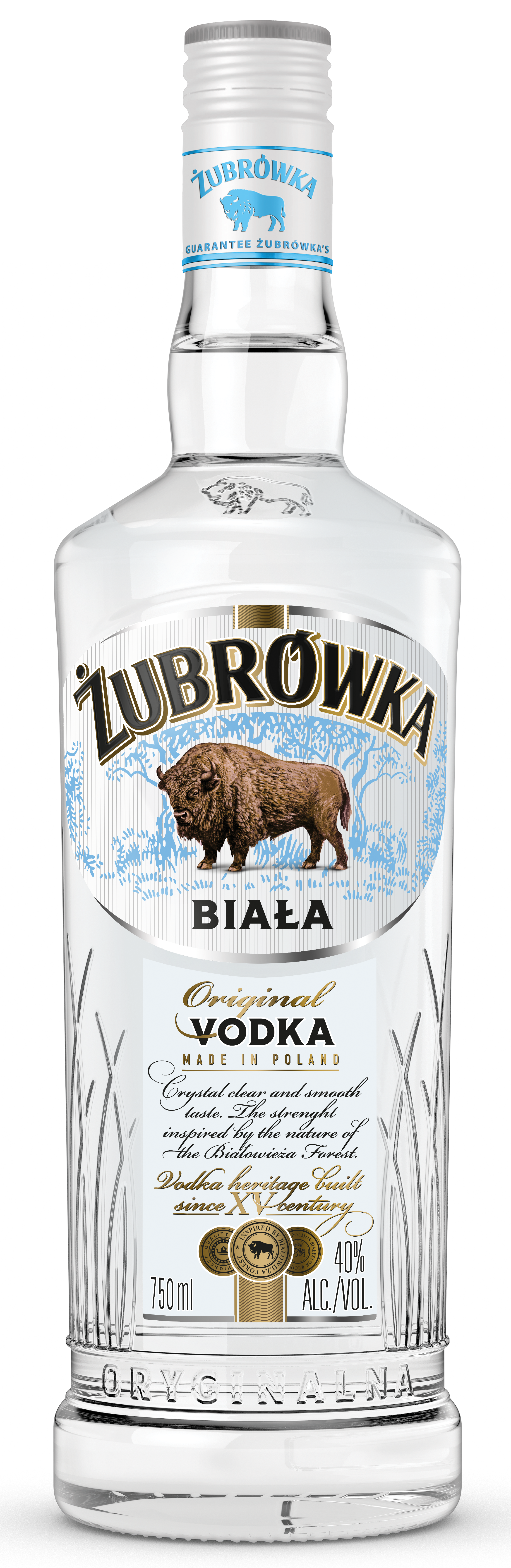 Żubrówka Biała bottle