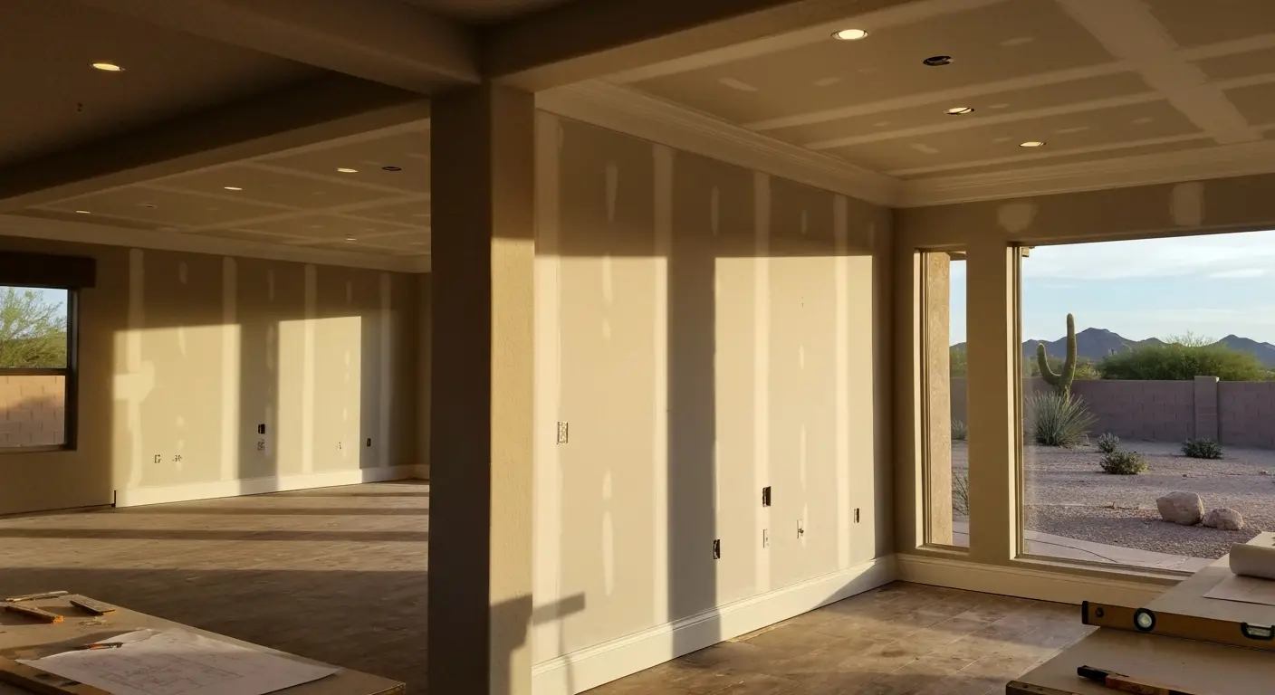 Room addition and remodeling project