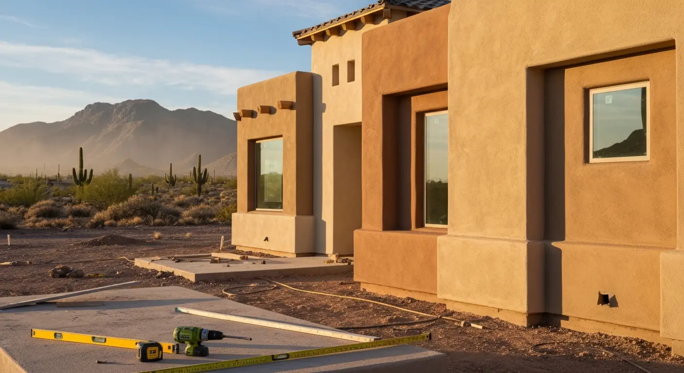 Custom home construction project