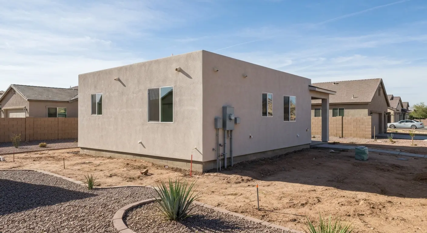 ADU construction in Buckeye residential lot