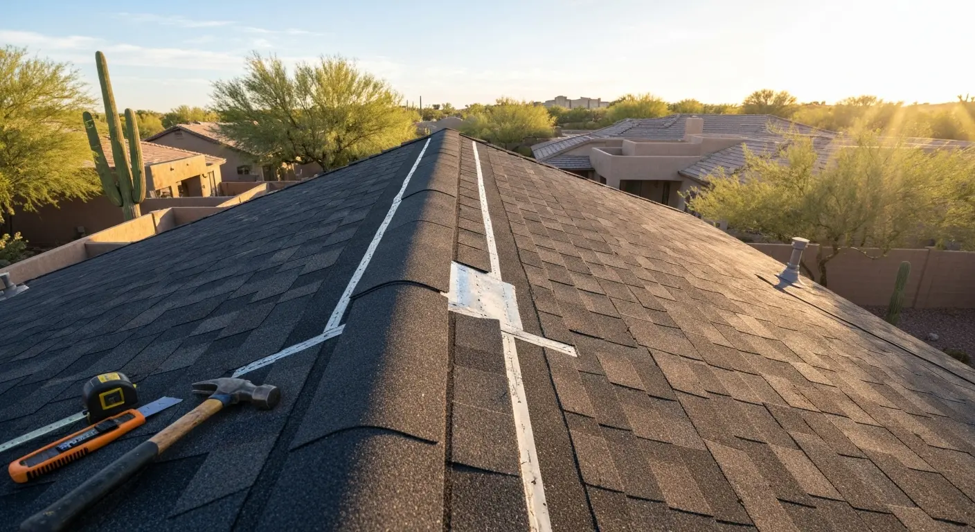 Complete roof installation in Scottsdale