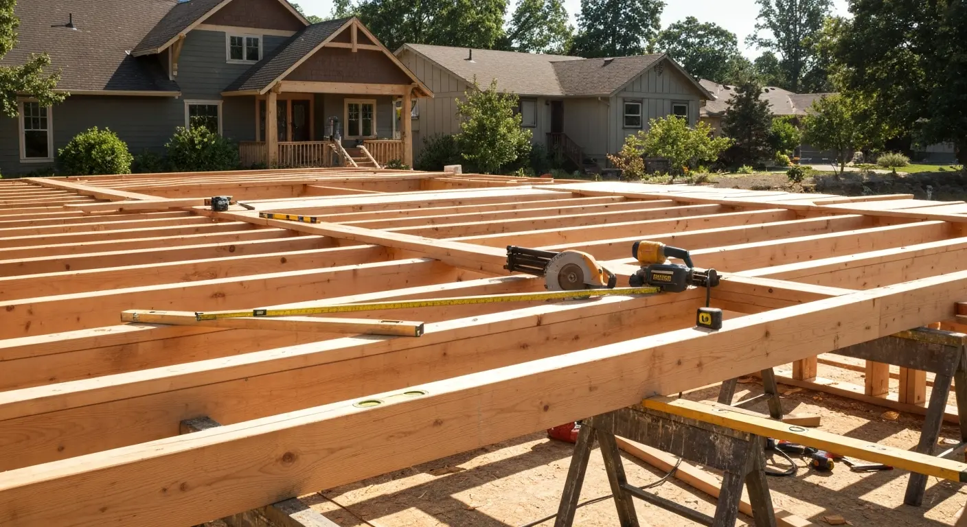 New home framing and structural work