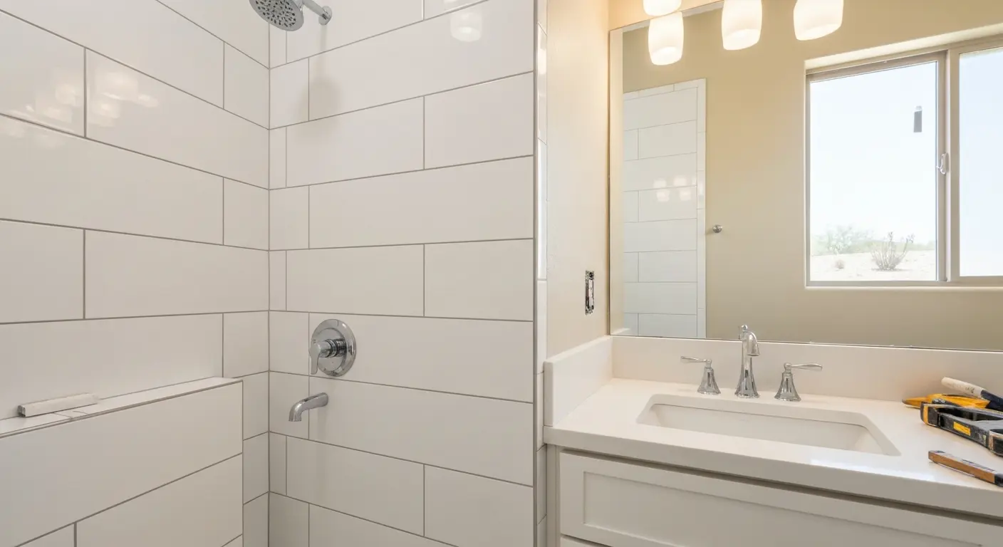 Bathroom remodel in Buckeye home