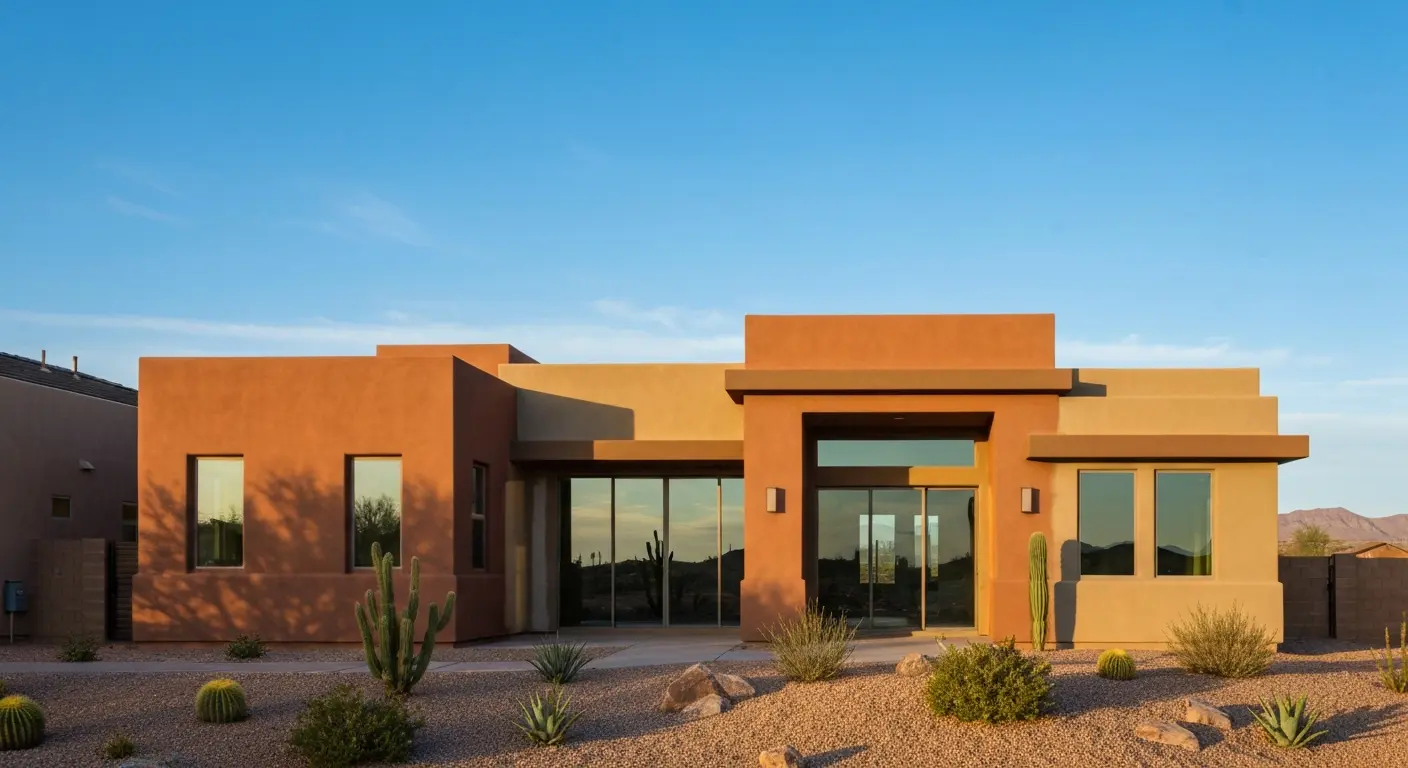 Custom home construction in Buckeye neighborhood
