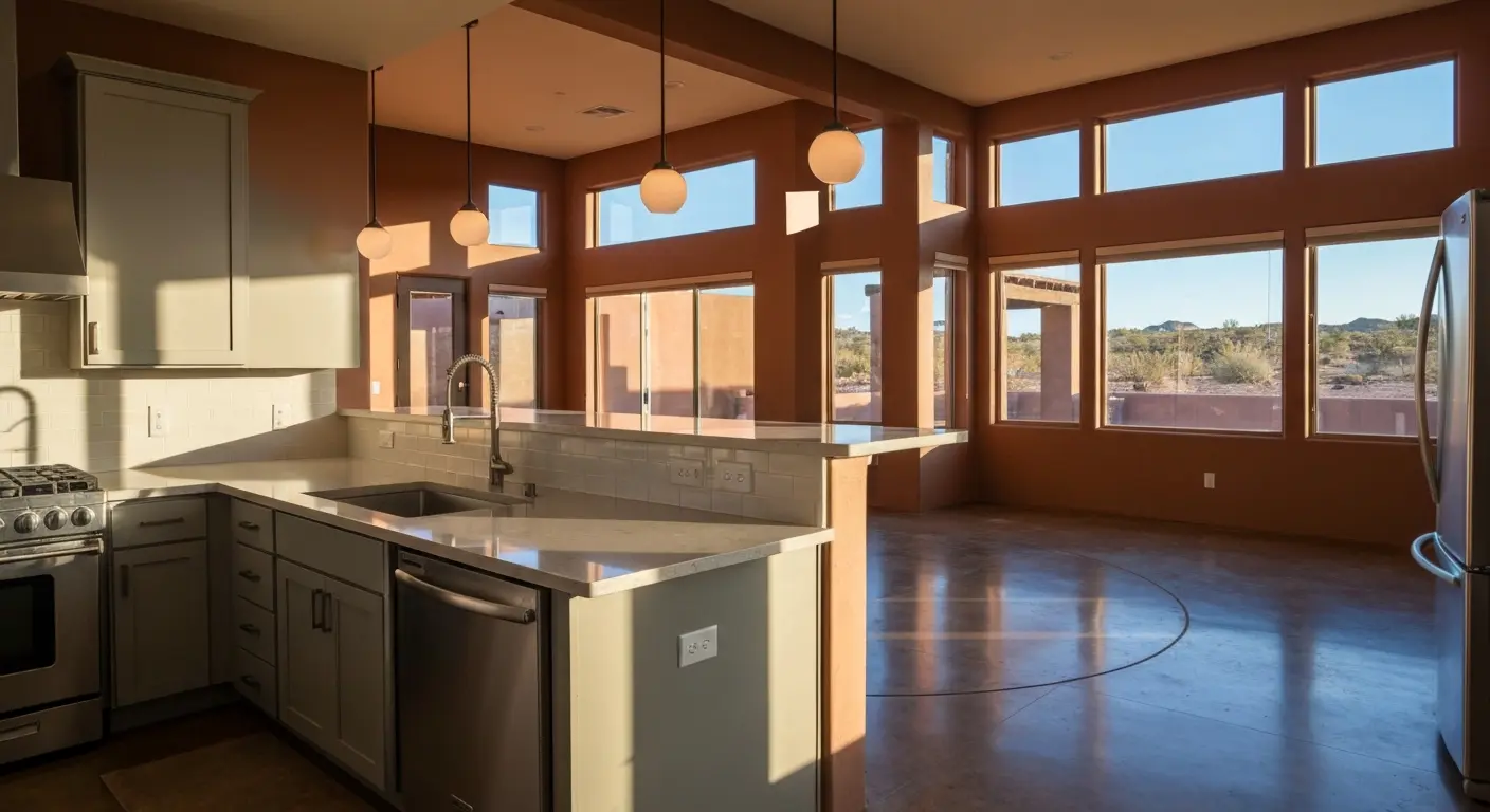 Open concept living space