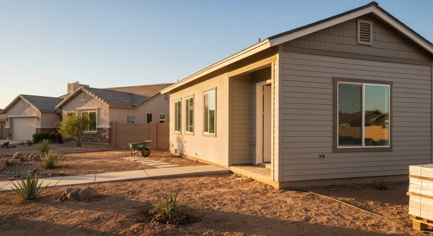 ADU construction in progress