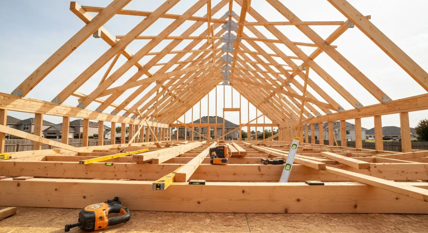 New home framing structure