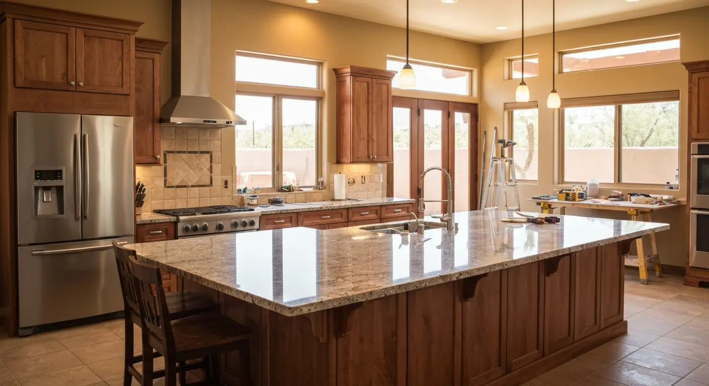 Kitchen remodel example