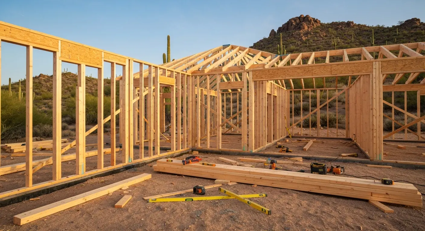 Custom home construction in Cave Creek