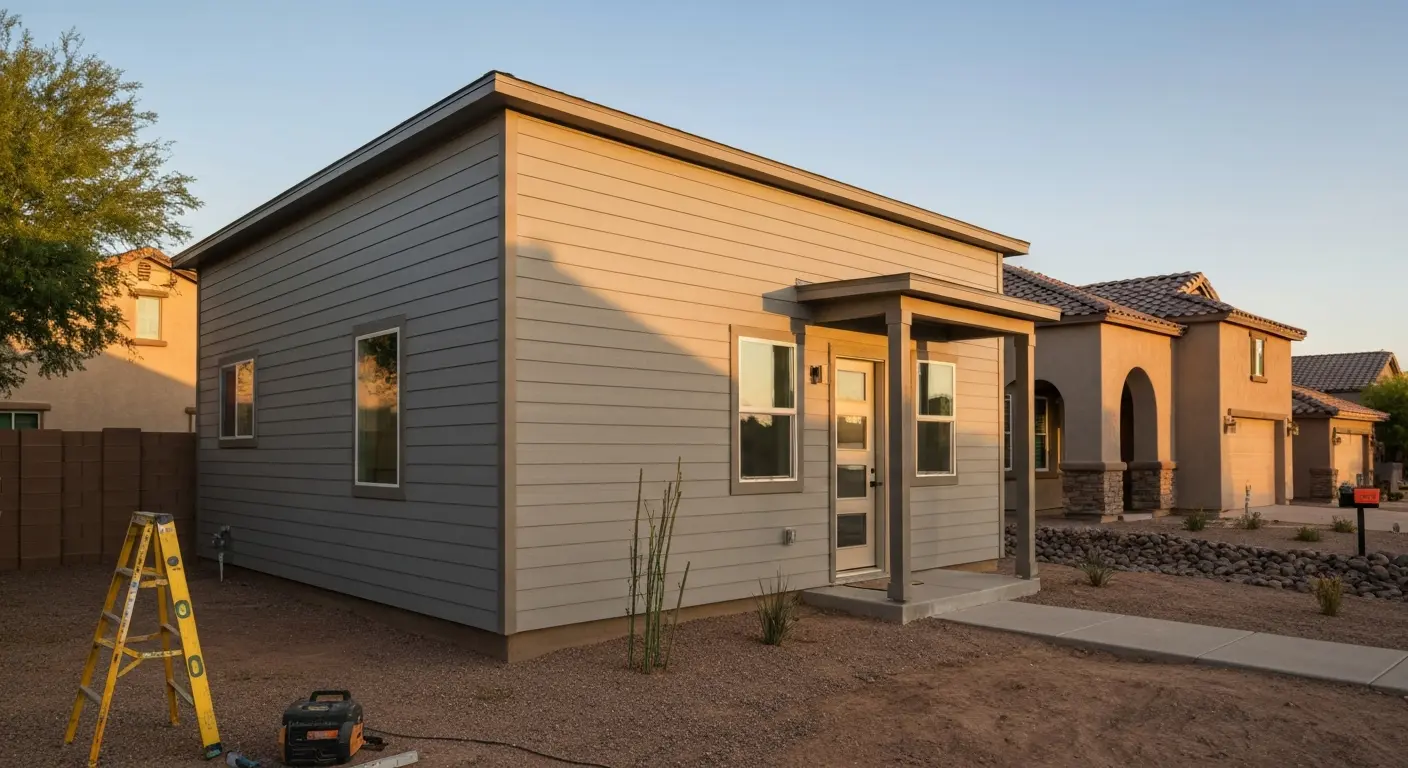 ADU construction near West Valley neighborhoods