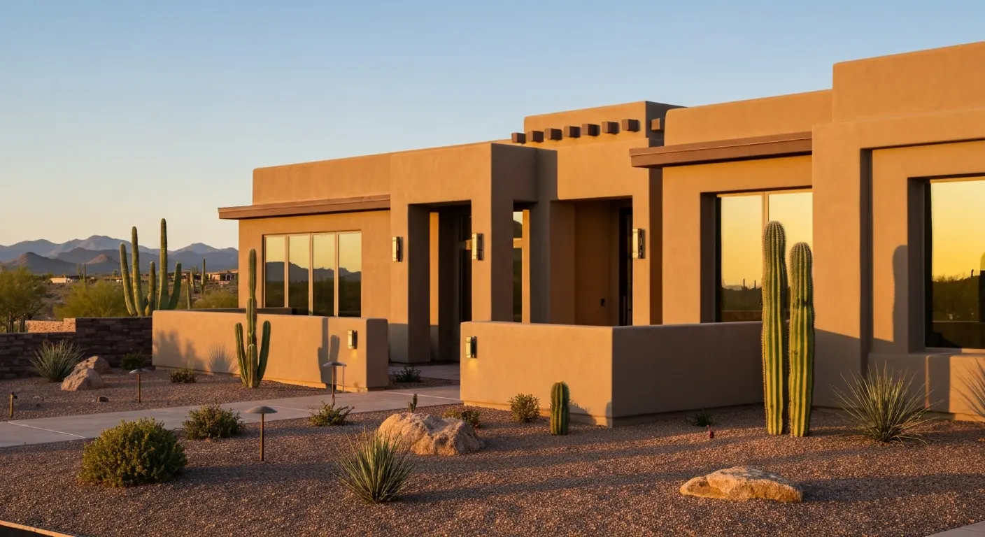 Custom home exterior