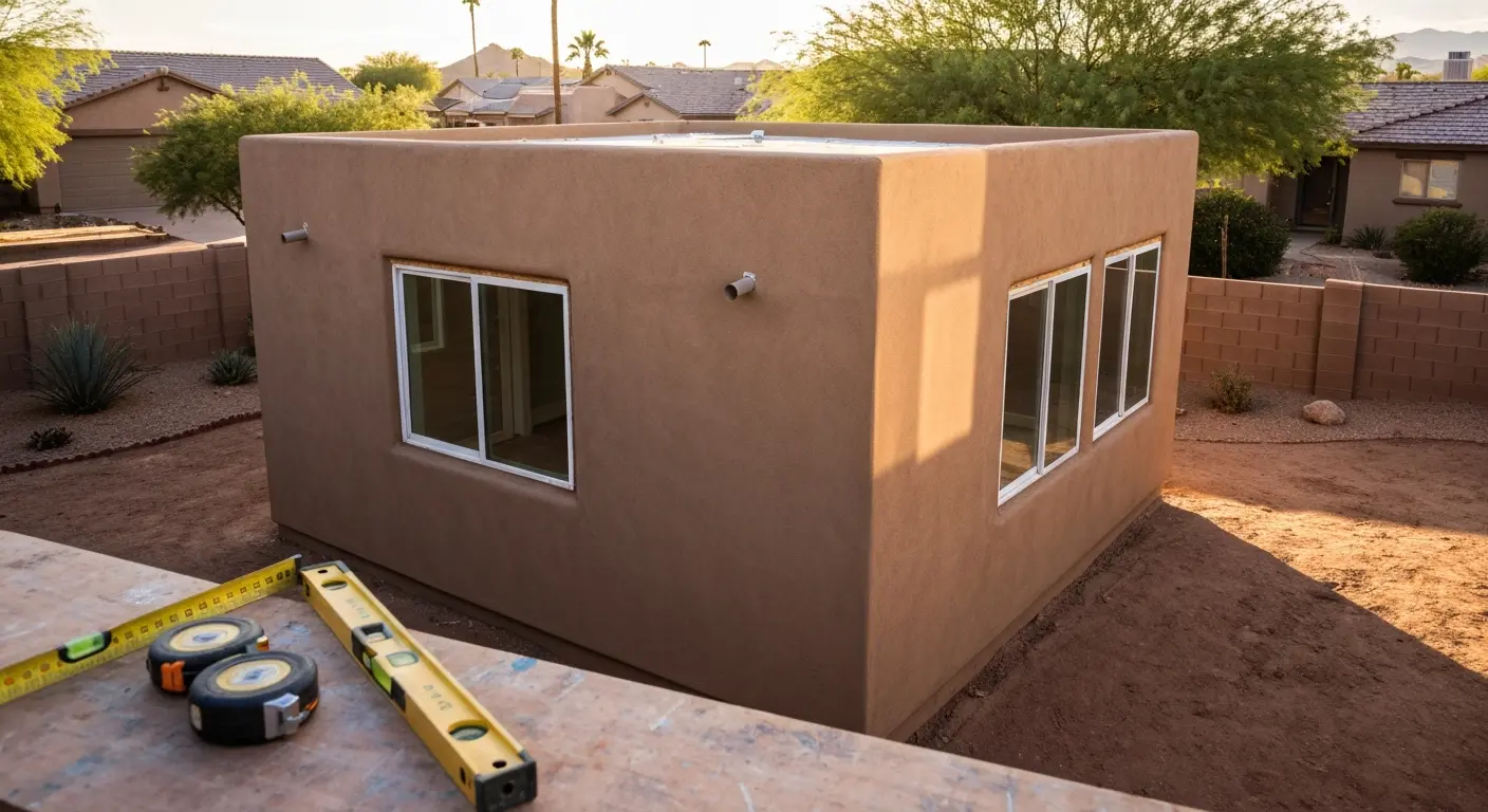ADU casita construction in Phoenix