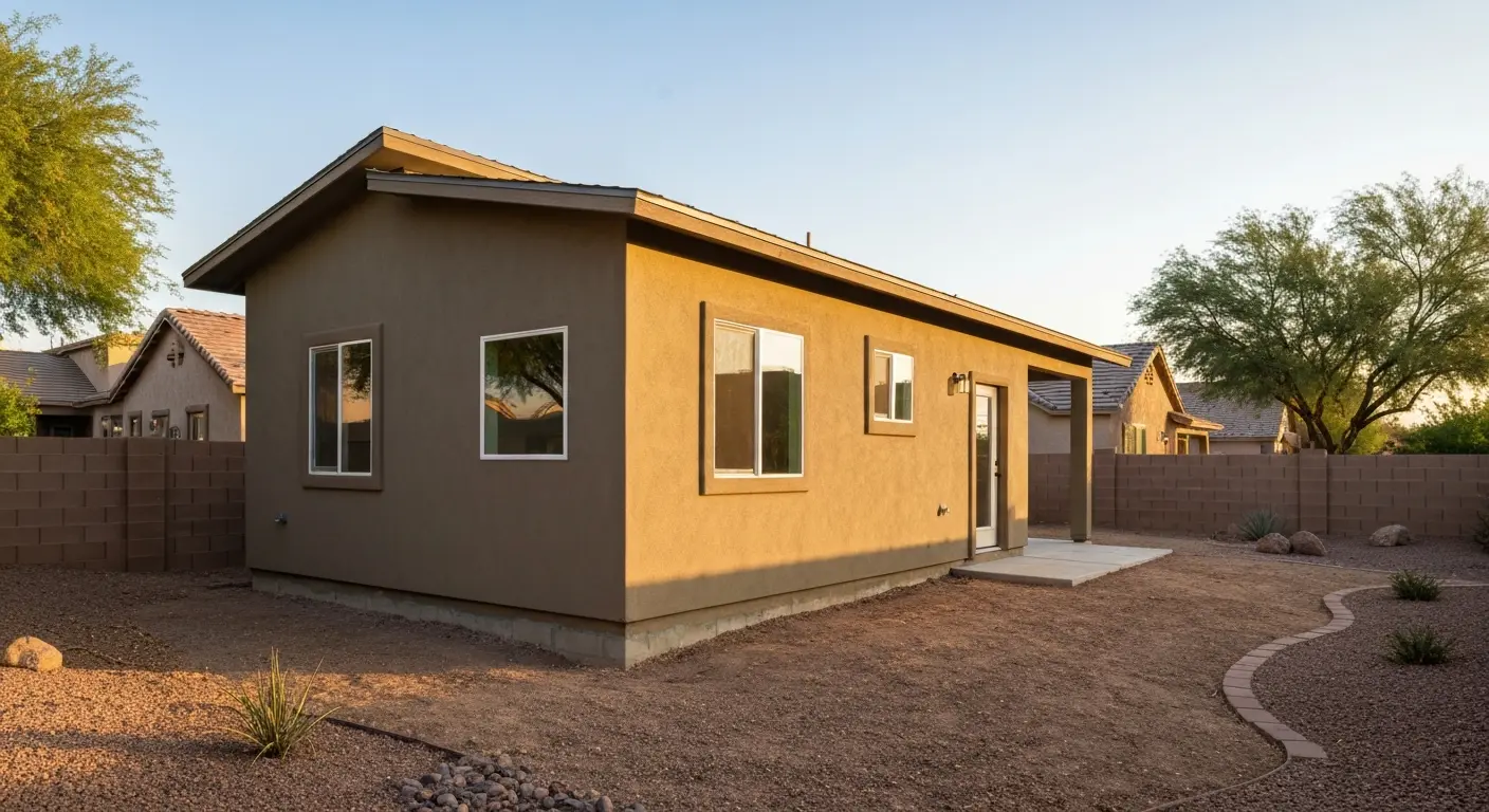 Detached ADU in Glendale backyard