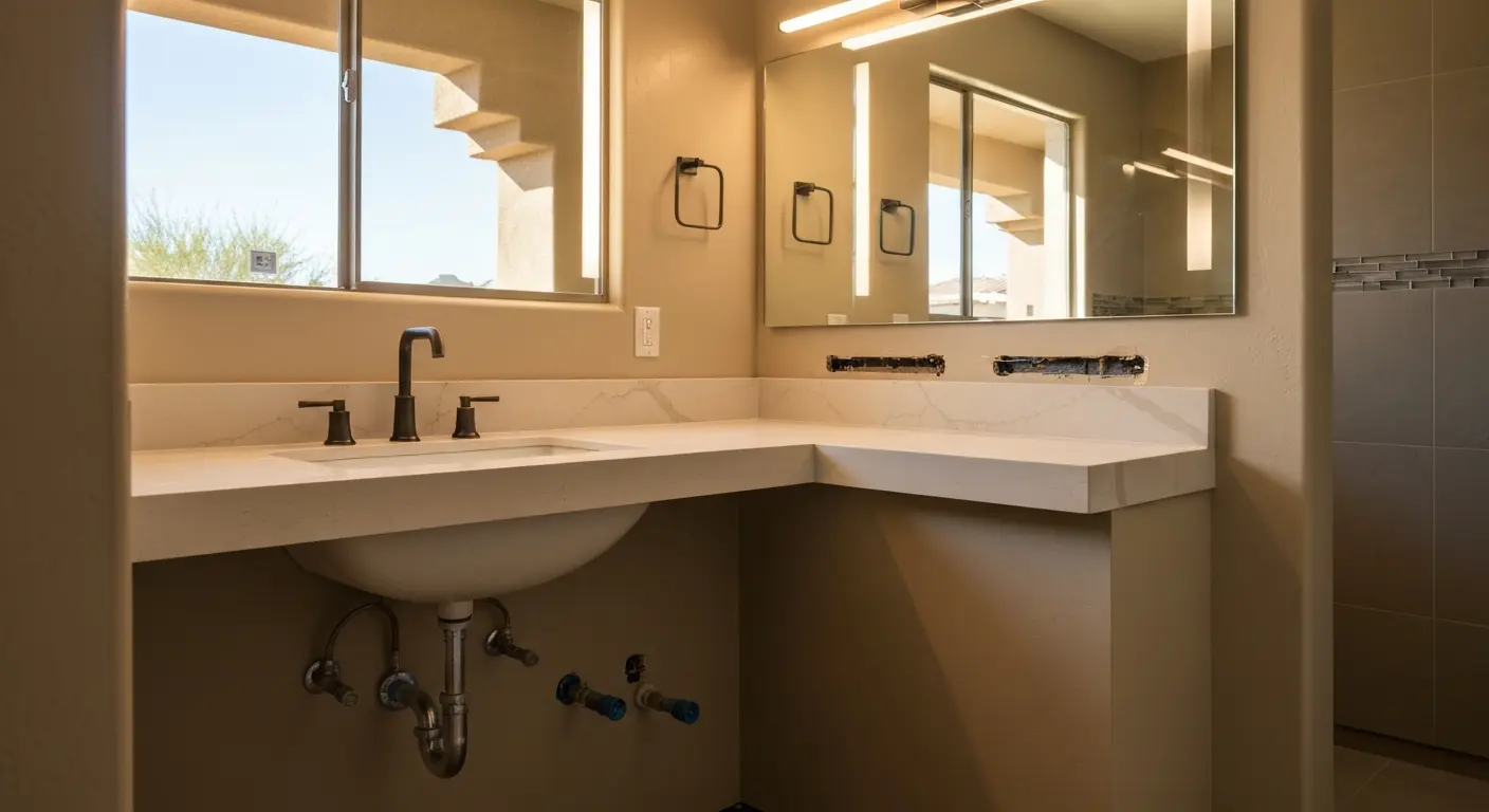 Bathroom fixture upgrade