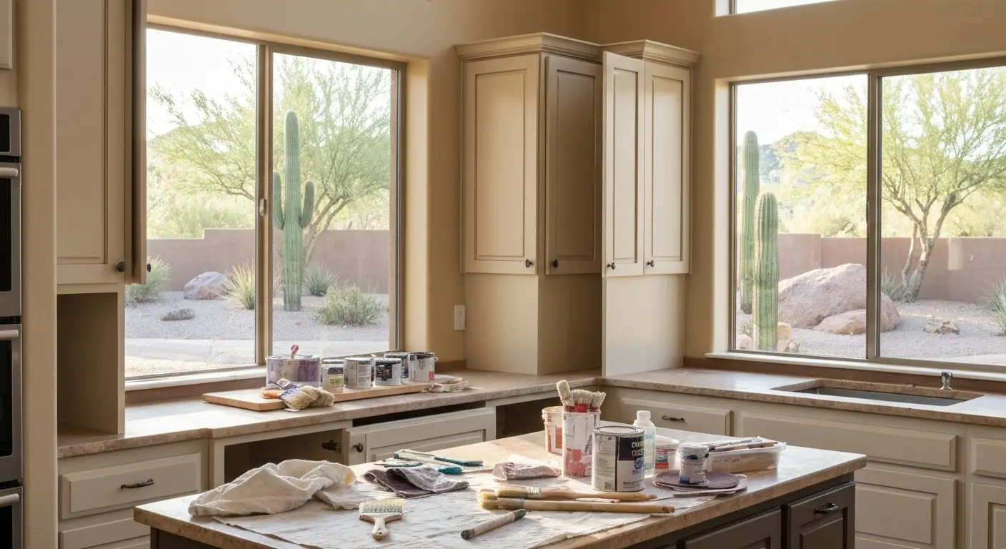 Cabinet refinishing
