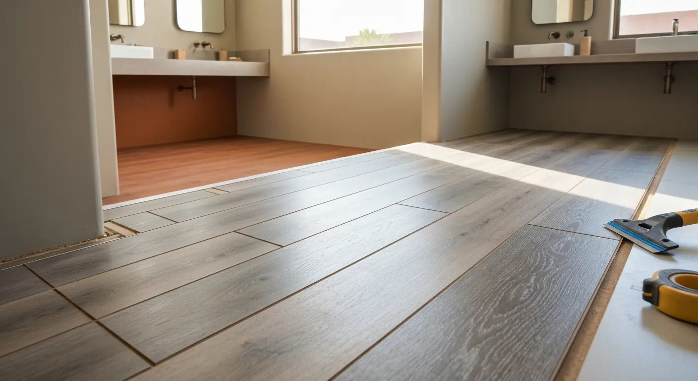 Luxury vinyl flooring