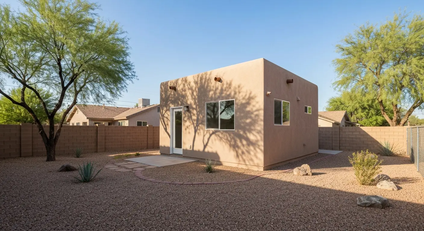Detached ADU in Tempe backyard