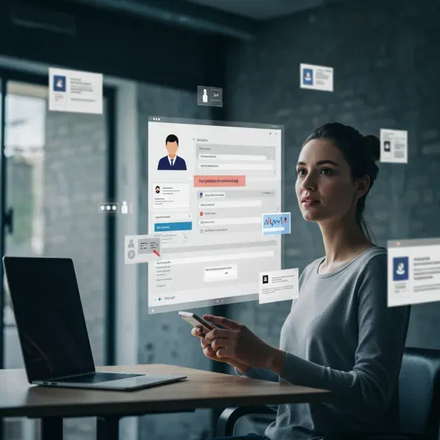 woman working marketing automations