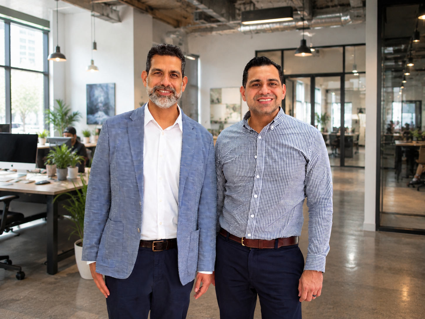 The founders of Visible Intelligence