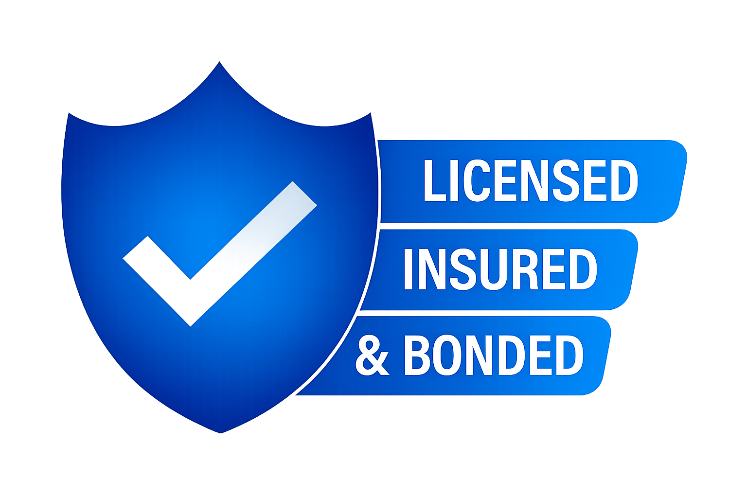 Licensed, insured and bonded
