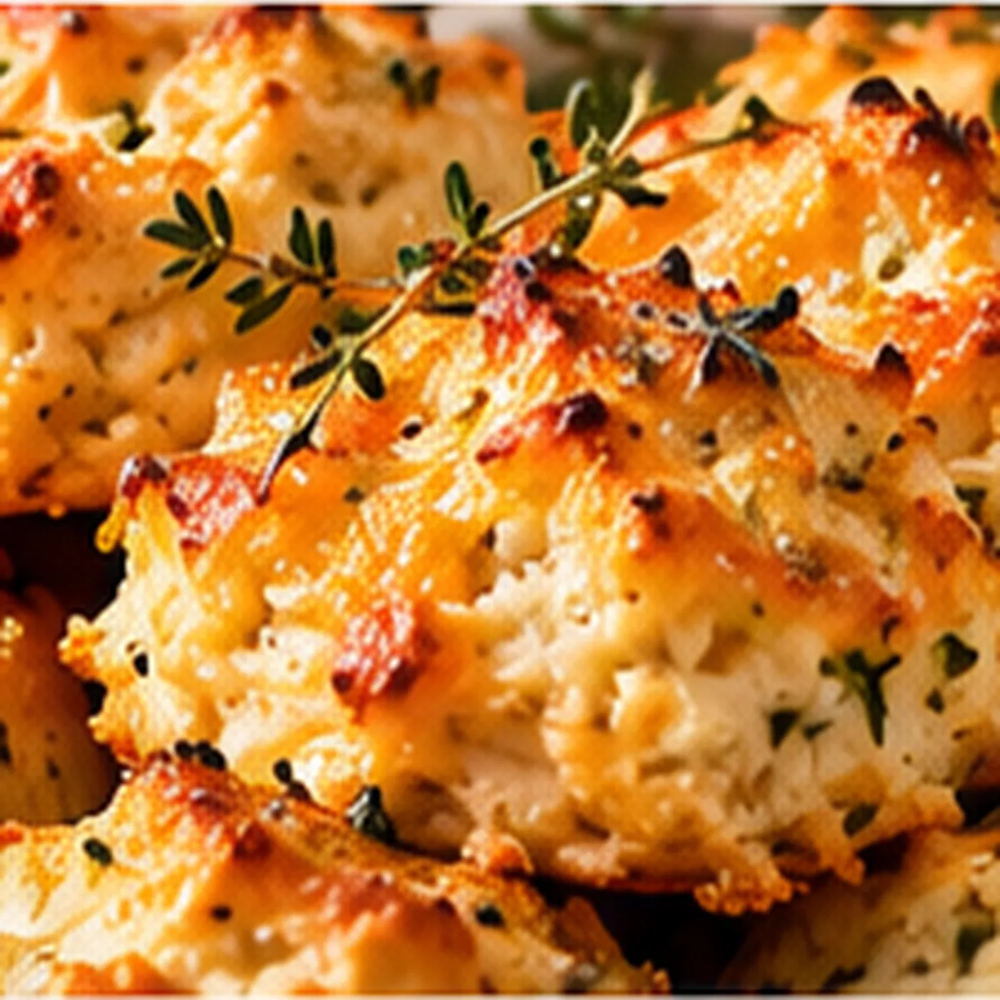 Flaky Cheddar & Thyme Drop Biscuits (1 Dozen)