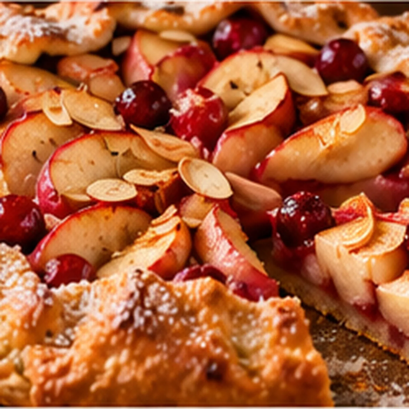 Rustic Apple, Cranberry & Almond Galette (8-Inch)