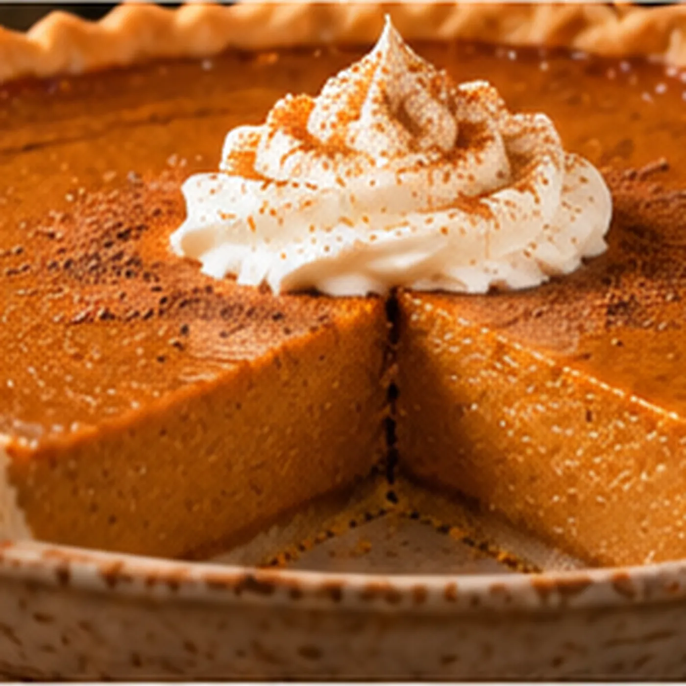 Traditional Pumpkin Pie with Almond Crust (8-Inch)