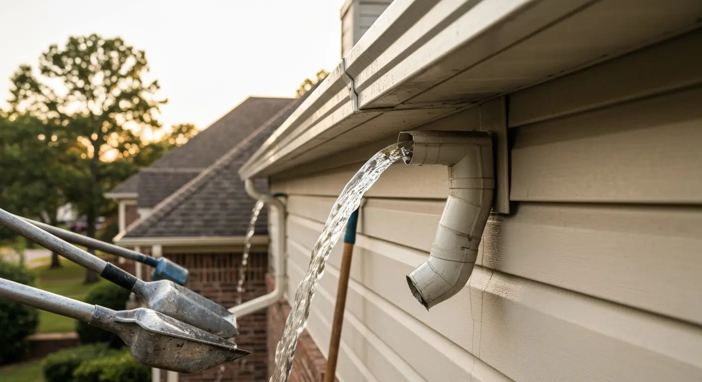 Gutter cleaning service in West Little Rock