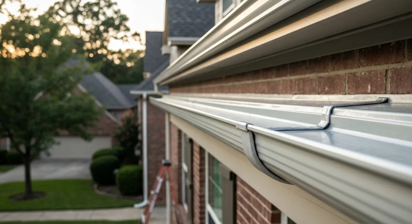 Seamless gutter installation West Little Rock
