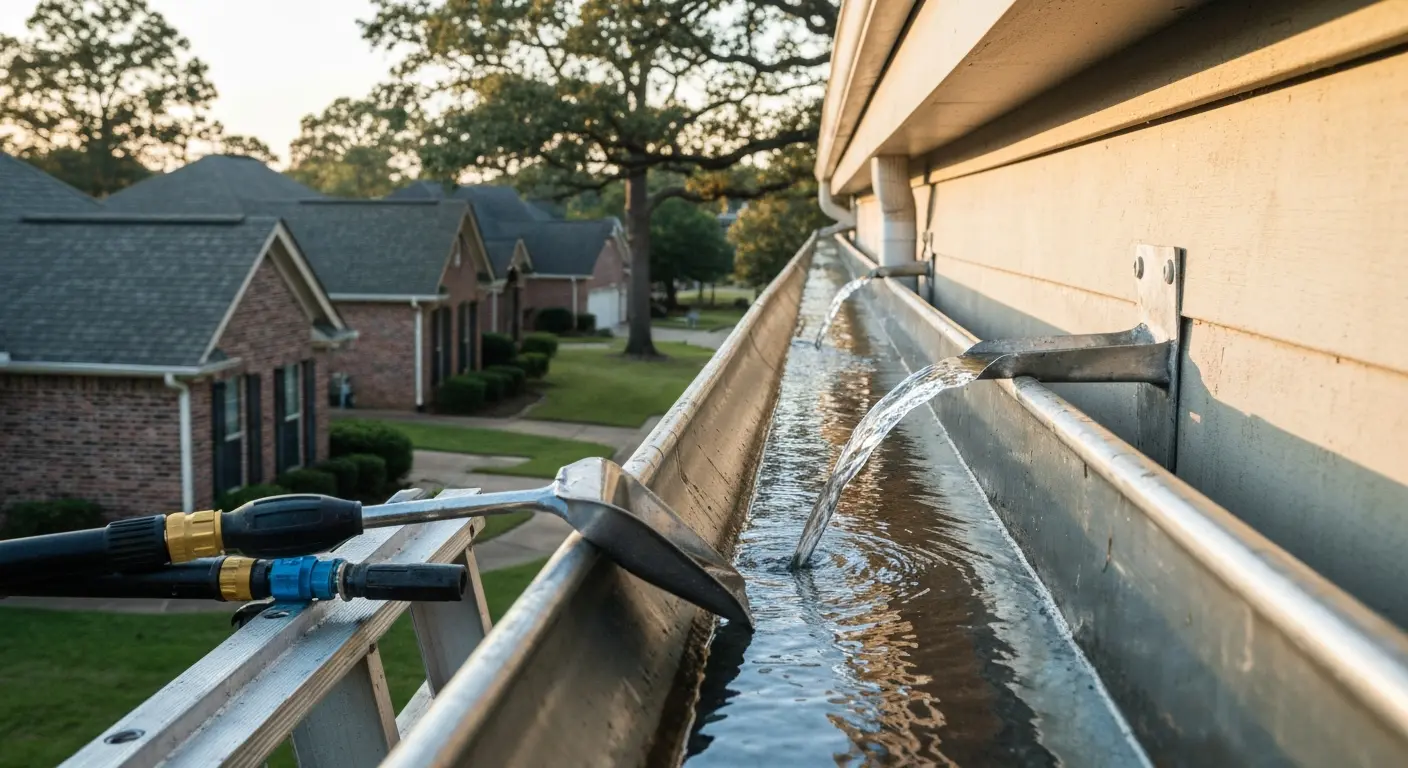 Gutter cleaning service