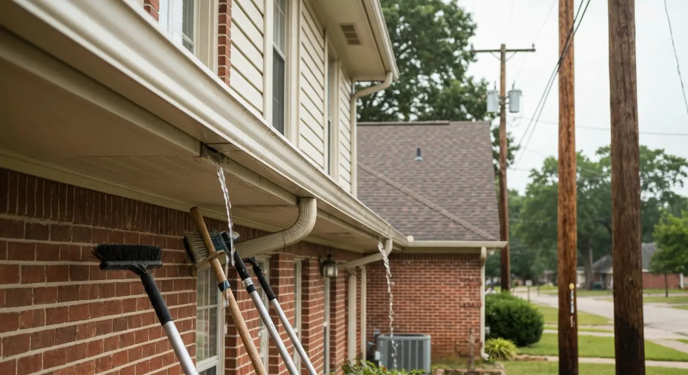 Gutter cleaning service in Pine Bluff