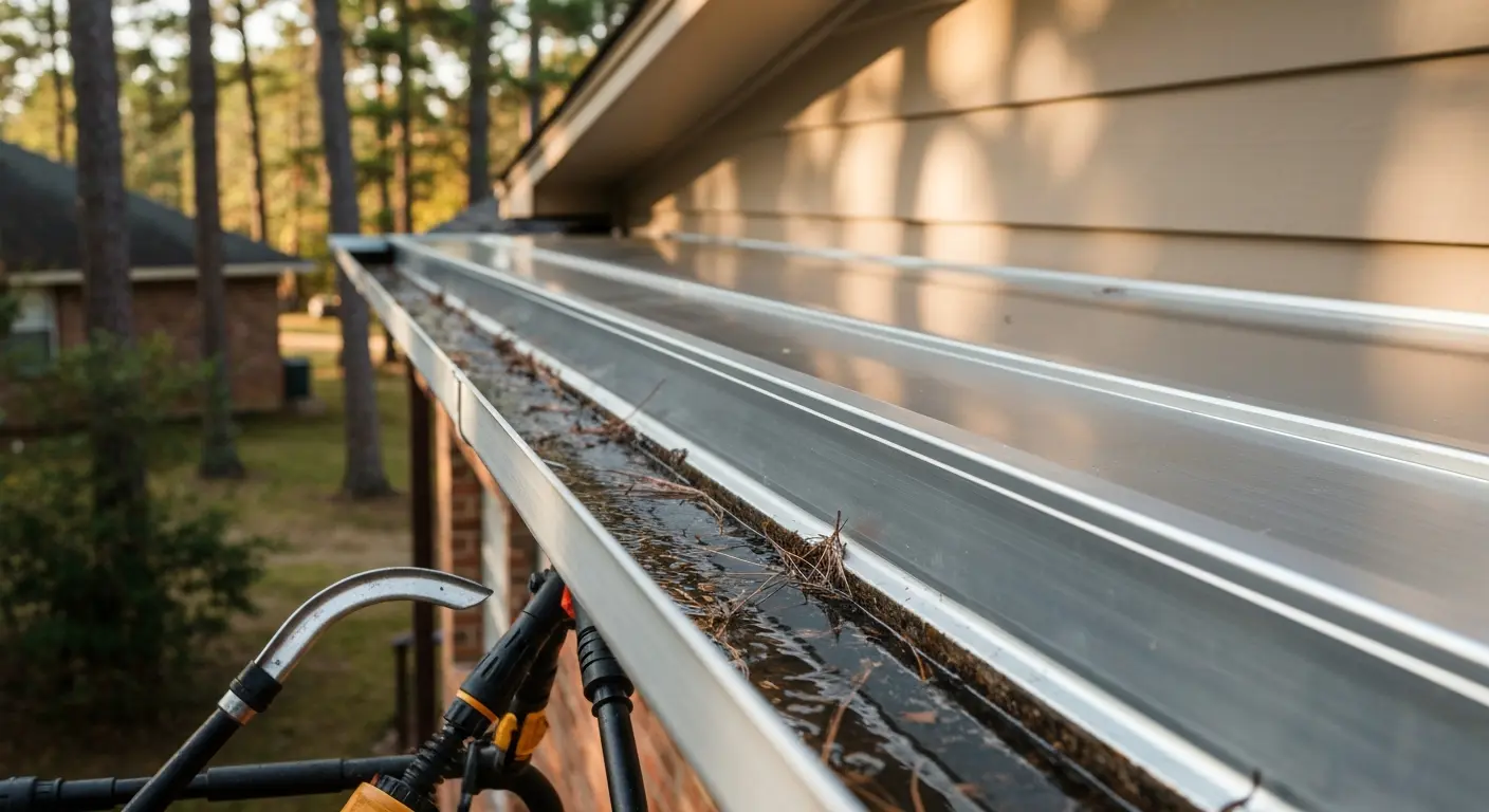 Gutter cleaning service